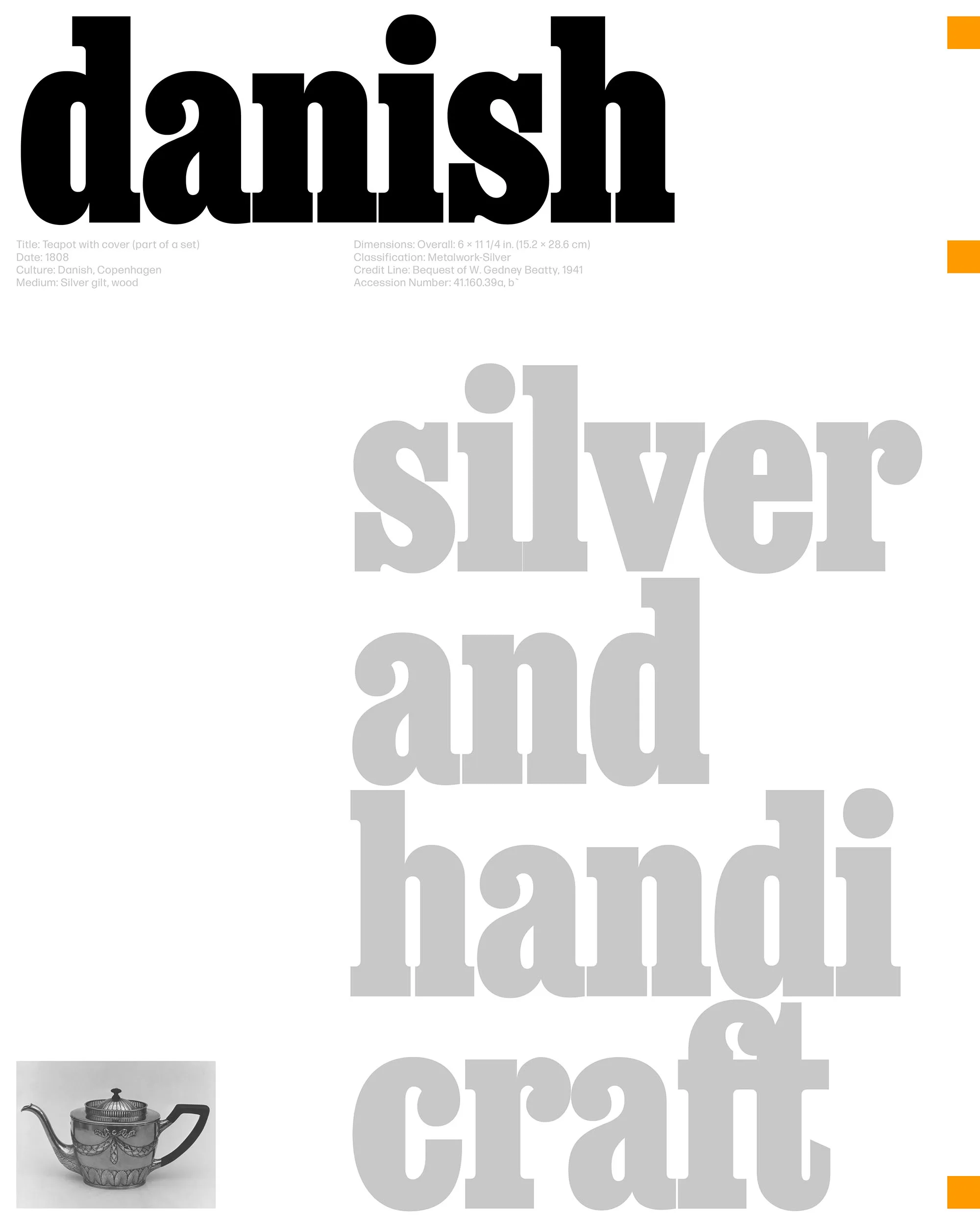 danish; silver and handi craft