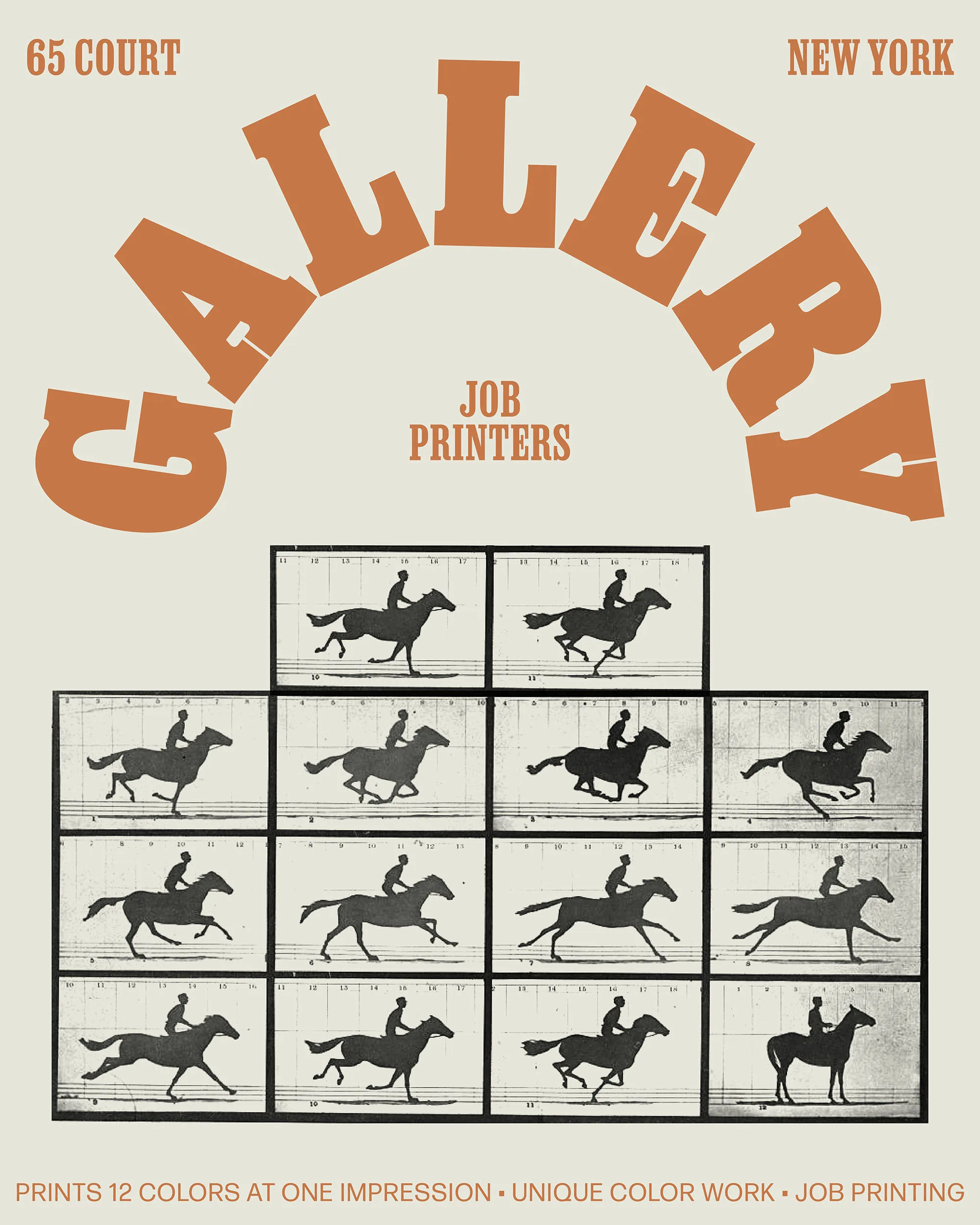 Gallery Job Printers; 65 Court New York